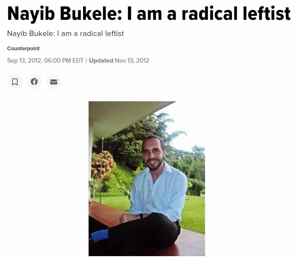 Bitcoin and Oppressive Governments 2 Nayib-Bukele-Im-a-radical-leftist