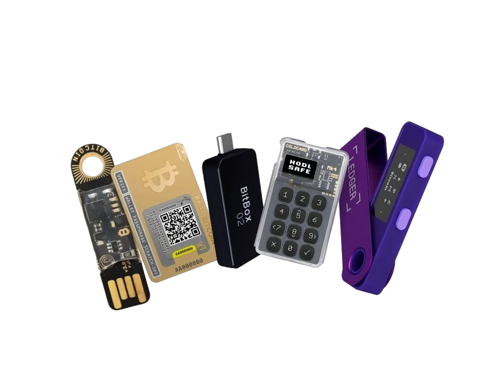 store bitcoin simply with a hardware wallet