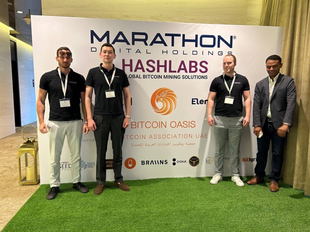 hashlabs-mining-team-global-bitcoin-mining-solutions, Kal Kassa, Jaran Mellerud, Alen Makhmetov, and Marek Šafárik, Cofounders of Hashlabs Mining