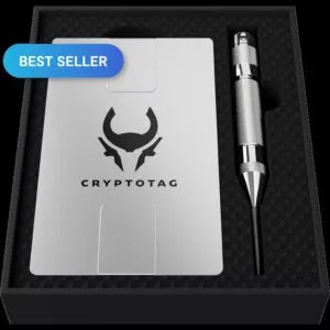 Zeus by Cryptotag - Steel Wallet