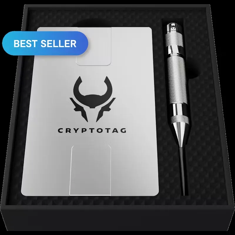 Zeus oleh Cryptotag - Steel Wallet