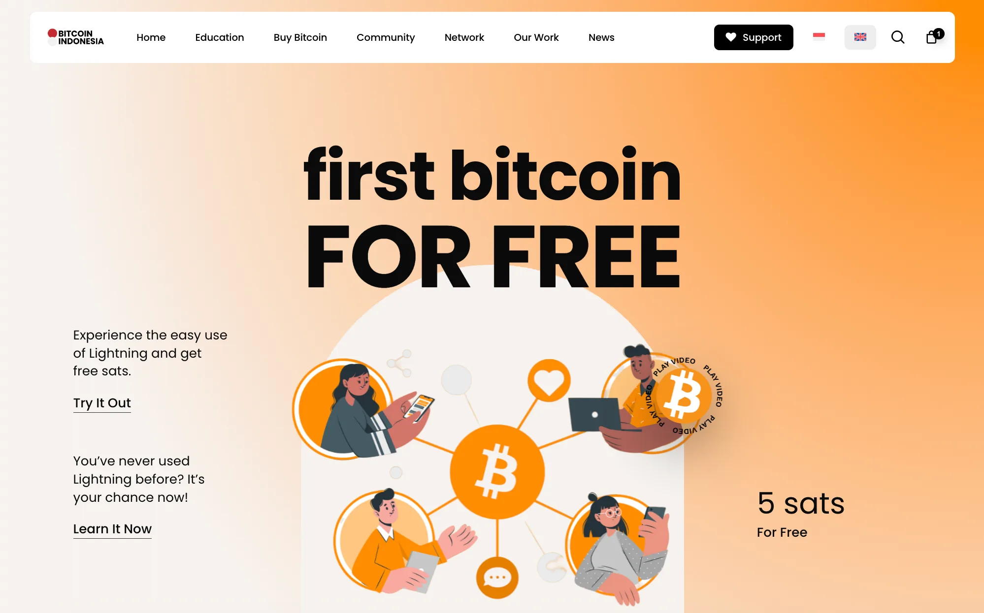 Dapatkan Bitcoin pertamamu GRATIS (Satoshi gratis)