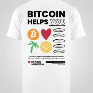 Bitcoin Helps You T-Shirt (white)