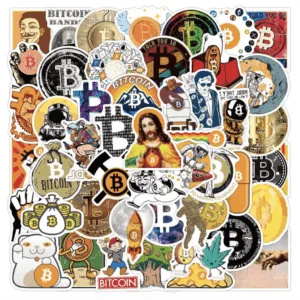 50x Bitcoin Sticker Pack