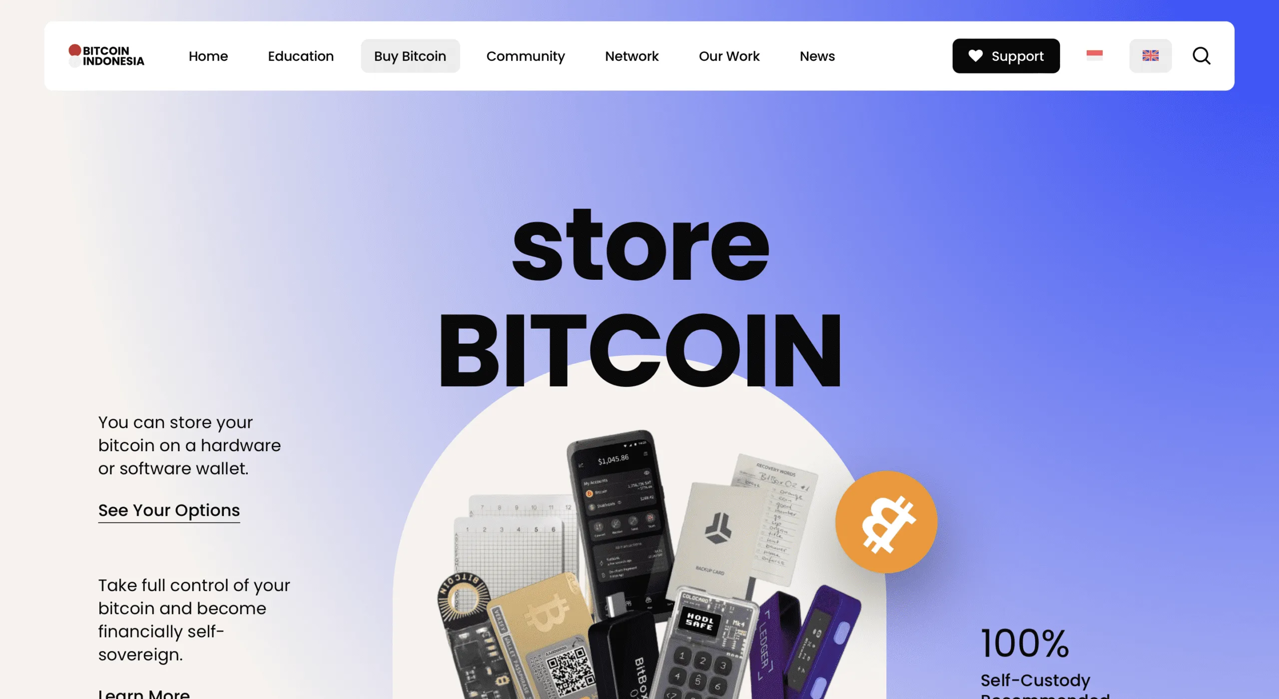 Illustration of securely storing Bitcoin in a personal wallet after withdrawing it from an exchange