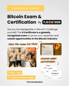 Plan B Bitcoin Exam Bali