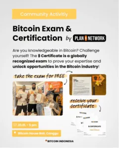 Plan B Bitcoin Exam Bali