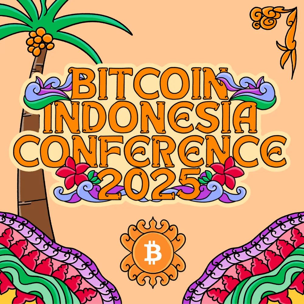 Indonesia Bitcoin Conference 2025 poster