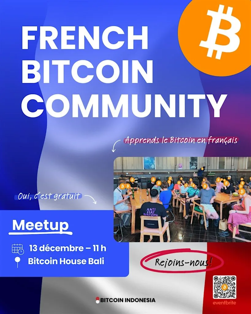 Events 15 Meetup des Bitcoiners Français à Bali