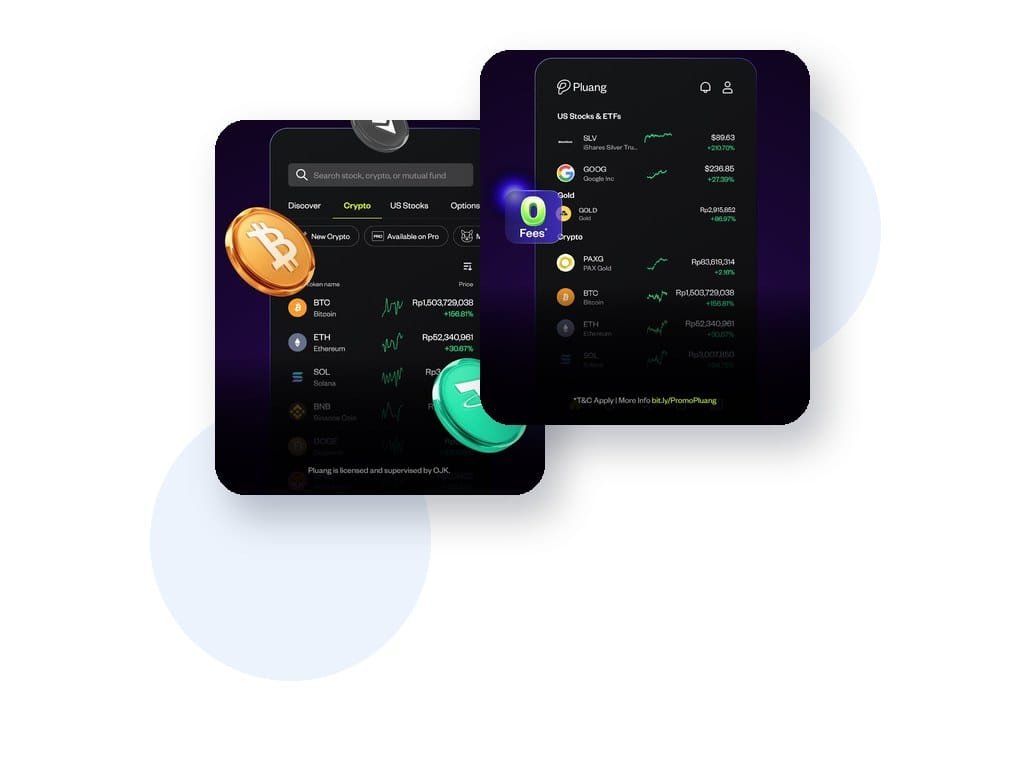 Pluang app screenshots